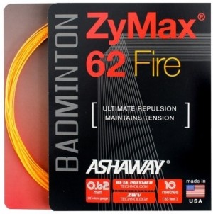 ASHAWAY - Naciąg do badmintona ZyMax 62 Fire (0,62 mm) set - 10 m