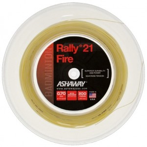 ASHAWAY - Naciąg do badmintona Rally 21 Fire (0,70 mm) rolka - 200 m