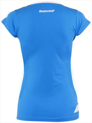 BABOLAT - T-shirt dziewczęcy TRAINING niebieski (13)