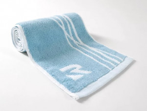 REDSON - Ręcznik bawełniany "Rise up together" light blue (100x22)