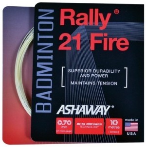 ASHAWAY - Naciąg do badmintona Rally 21 Fire (0,70 mm) set - 10 m