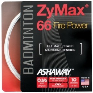 ASHAWAY - Naciąg do badmintona ZyMax 66 Fire Power (0,66 mm) set -10 m