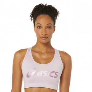 ASICS - Biustonosz sportowy Sakura Asics Logo Bra barely rose