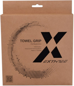 EXTHREE - Owijka frotowa Towel Grip rolka (1100 cm) black