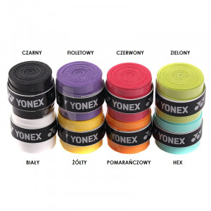 YONEX - Owijka wierzchnia gładka AC102 - 1 szt. (8 kolorów)