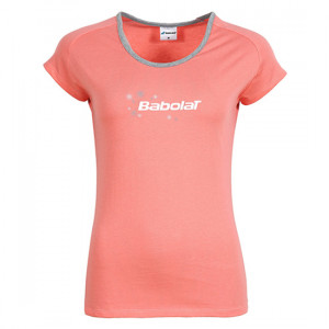 BABOLAT - T-shirt dziewczęcy TEE CORE pink (15)
