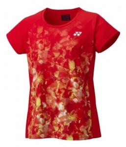 YONEX - T-shirt damski 16636 clear red