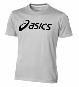 ASICS - T-shirt męski M's SS Logo Tee szary