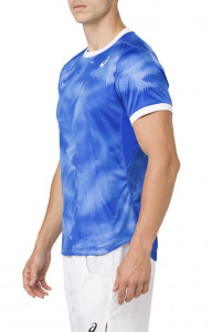 ASICS - T-shirt męski CLUB GRAPHIC SS TOP illusion blue
