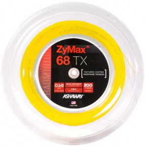 ASHAWAY - Naciąg do badmintona ZyMax 68 TX orange (0,68 mm) rolka - 200 m