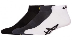ASICS - Skarpety Sport Ped sock white/grey/black - 3 pary (132724)