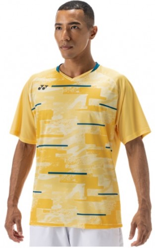 YONEX T-shirt męski 0034 Club Team soft yellow_2.jpg