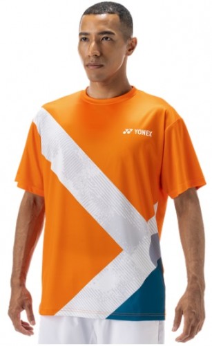 YONEX T-shirt męski 0044 Practice bright orange_2.jpg