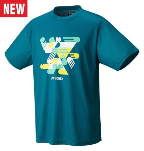 YONEX T-shirt męski 0043 Practice blue green New.jpg