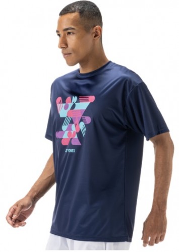 YONEX T-shirt męski 0043 Practice indigo marine_4.jpg
