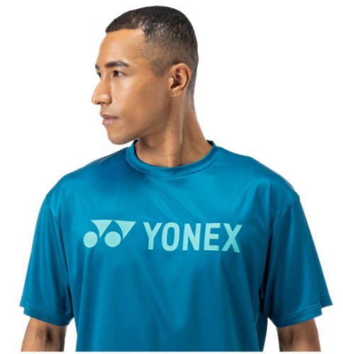 YONEX T-shirt męski 0046 Practice blue green_5.jpg