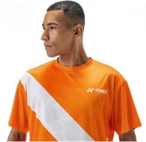 YONEX T-shirt męski 0044 Practice bright orange_5.jpg