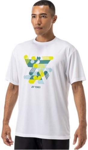 YONEX T-shirt męski 0043 Practice white_2.jpg