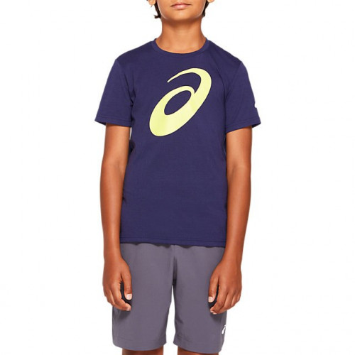 ASICS T-shirt junior U Big Spiral SS Top peacoat.jpg