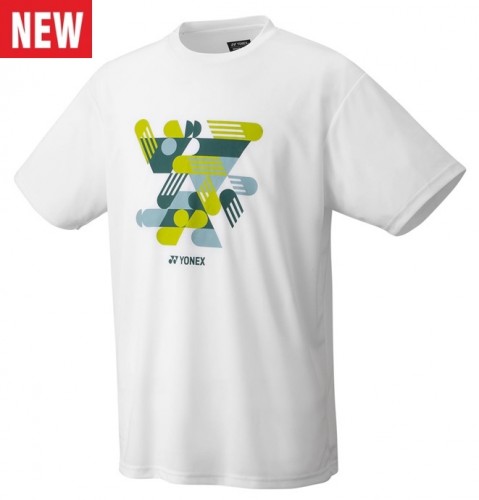 YONEX T-shirt męski 0043 Practice white New.jpg