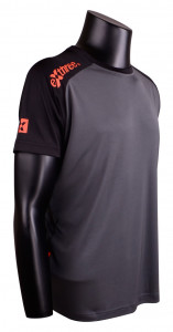 EXTHREE - T-shirt męski LOGO T10811-10 black