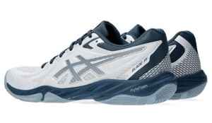 ASICS - Buty męskie do badmintona GEL BLADE FF white/vintage indigo