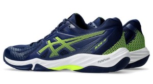 ASICS - Buty męskie do badmintona GEL BLADE FF blue expanse/safety yellow