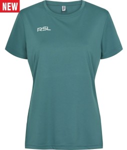 RSL - T-shirt damski Shannon lagoon