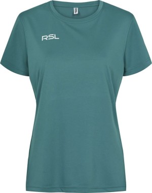 RSL - T-shirt damski Shannon lagoon