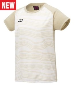 YONEX - T-shirt damski Club 0050 ice beige