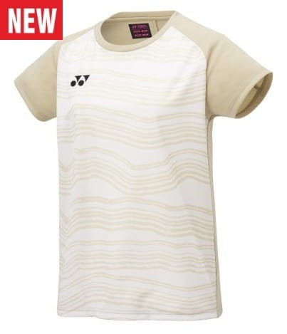 YONEX T-shirt damski Club 0050 ice beige NEW.jpg
