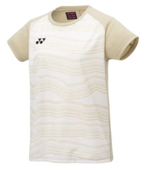 YONEX - T-shirt damski Club 0050 ice beige