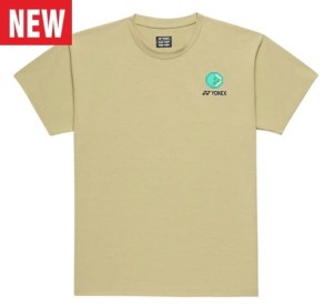 YONEX - T-shirt męski Practice 16857 (khaki beige)