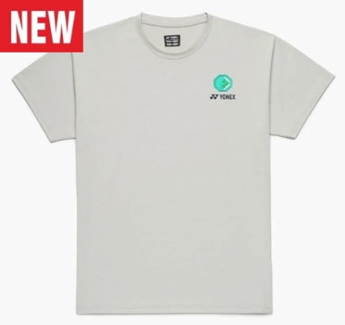 YONEX T-shirt unisex 16857 silver gray NEW.jpeg