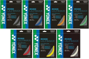 YONEX - Naciąg do badmintona BG66 Ultimax (0,65 mm) - 1 szt. (6 kolorów)
