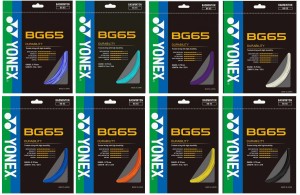 YONEX - Naciąg do badmintona BG65 (0,70 mm) - 1 szt. (5 kolorów)