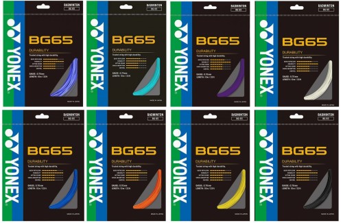 YONEX Naciąg do badmintona BG 65 - 8 kolorów.jpg