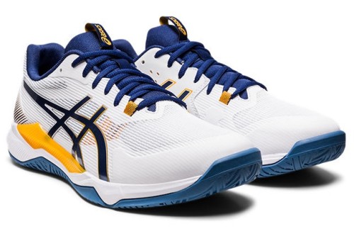 ASICS Buty męskie do badmintona Gel Tactic white deep ocean.jpg