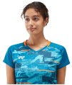 YONEX T-shirt damski 0034 Club Team blue green_5.jpg