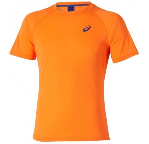ASICS - T-shirt Club Short Sleeve Tee shocking orange.jpg