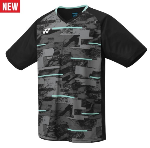 YONEX T-shirt męski 0034 Club Team black New.jpg