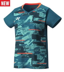 YONEX - T-shirt damski Club Team 0034 blue green