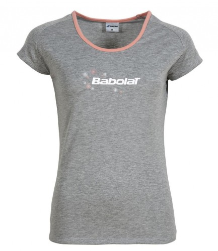 BABOLAT - T-shirt Tee Core Girl szary.jpg