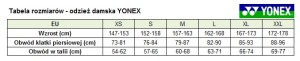 YONEX - T-shirt damski crew neck 0029 mint