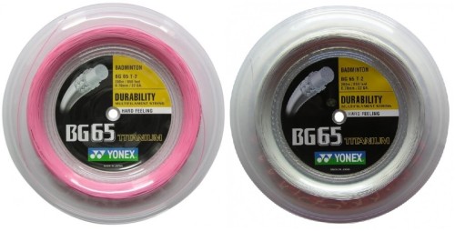 YONEX Naciąg do badmintona BG 65 Titanium 2 kolory.jpg
