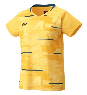 YONEX - T-shirt damski Club Team 0034 soft yellow