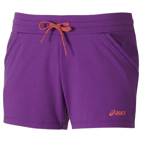 ASICS - Spodenki damskie Knit Short purple magic.jpg