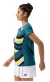 YONEX T-shirt damski Practiice 16694 blue green_3.jpg
