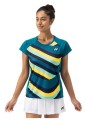 YONEX T-shirt damski Practiice 16694 blue green_1.jpg