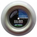 Yonex naciąg do badmintona BG 80 biały rolka.jpg